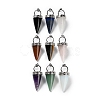 Natural & Synthetic Mixed Gemstone Pendants G-F777-06P-1