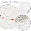 7 Styles Glass Twist Beads EGLA-AR0003-84A-4