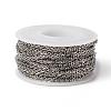 Tarnish Resistant 304 Stainless Steel Cable Chains CHS-H017-02P-10M-3