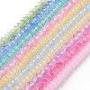 Transparent Glass Beads Strands LAMP-H061-01C-1