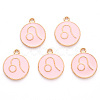 Alloy Enamel Pendants ENAM-S124-01A-09G-2