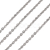 Tarnish Resistant 304 Stainless Steel Cable Chains CHS-K002-33-1