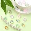 35Pcs Transparent Spray Painted Glass Beads GLAA-YW0001-72-5