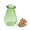 Glass Cork Bottles Ornament AJEW-O032-02C-3