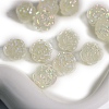 Luminous Plating Acrylic Beads PW-WG10111-01-3