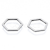 Non-Tarnish 201 Stainless Steel Linking Rings STAS-N090-T03-1-3