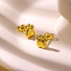 304 Stainless Steel Stud Earrings for Women EJEW-Z092-01G-04-1