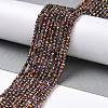 Transparent Electroplate Glass Beads Strands GLAA-H021-01A-HP05-3