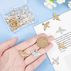 40Pcs 2 Colors Brass Pendants KK-AR0003-32-3