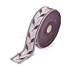Embroidery Polyester Ribbon LS-OCOR-WH0033-88D-1