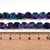 Dyed Natural White Jade Beads Strands G-T139-8mm-45C-5