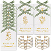 12Pcs Knot Iron Torque Bangles for Women BJEW-JOY0001-09B-8