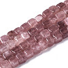 Dyed Natural White Jade Beads Strands G-S364-083A-05-1