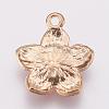 Zinc Alloy Enamel Pendants PALLOY-I124-10G-E-4