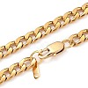 Men's 304 Stainless Steel Cuban Link Chain Necklaces NJEW-JN03157-02-1