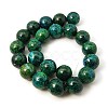 Synthetic Chrysocolla Beads Strands G-L529-B01-8mm-4