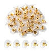 Brass Ear Nuts KK-YW0001-63G-2