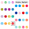 CHGCRAFT 152G 8 Style Plastic Beads KY-CA0001-09-2