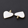 Brass Enamel Pendants KK-P204-14G-E-4