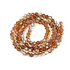 AB Color Plated Transparent Glass Beads Strands GLAA-G127-01-01I-3