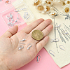 24Pcs 6 Styles Brass Micro Pave Clear Cubic Zirconia Earring Hooks KK-BBC0024-46-3