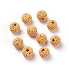 Unwaxed Natural Lava Rock Beads X-G-F325-8mm-A-2