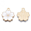 Alloy Enamel Pendants X-ENAM-S121-115N-2