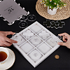 1Pc 9 Grid Wooden Chess Board Game Box DIY-FG0006-82-3