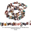 Natural & Synthetic Mixed Gemstone Beads Strands G-YW0001-47-4