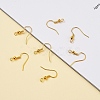 Brass Earring Hooks KK-YW0001-28G-5
