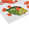 DIY Ocean Theme Diamond Painting Stickers Kits For Kids DIY-O016-21-3