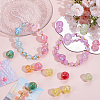 60Pcs Transparent Acrylic Beads OACR-SC0001-45-3