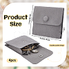 Microfiber Jewelry Flap Pouches ABAG-WH0032-121B-2