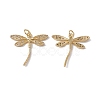 Brass Micro Pave Clear Cubic Zirconia Pendants KK-G439-29G-1