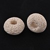 Lava Rock Gemstone European Beads GGDA007-1-2