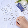 18Pcs 18 Styles 201 Stainless Steel Finger Rings RJEW-SC0001-37P-3