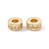 Brass Micro Pave Cubic Zirconia Beads ZIRC-F009-31LG-2