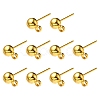 Brass Ball Post Ear Studs KK-YW0001-11G-1