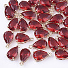 Transparent Glass Charms GLAA-T007-11E-1