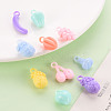 Opaque Acrylic Beads TACR-S154-45D-6