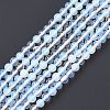 Opalite Beads Strands G-S259-48-6mm-4