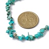 Natural Howlite Chip Beaded Necklace NJEW-JN04616-07-3