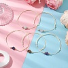 5Pcs Natural Gemstone Braided Bead Bracelets for Women BJEW-JB11355-S-1
