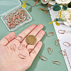 40Pcs Brass Earring Hooks KK-FH0007-64G-3