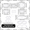 4 Boxs 4 Styles Plastic Molds DIY-SC0030-53A-2