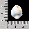 Flocking Opaque Resin Pendants RESI-G128-01P-3
