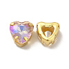 Moonlight Effect Heart Sew on Rhinestone GLAA-P055-05A-G02-2