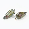 Natural Dragon Blood Pointed Pendants G-F705-01K-P-3