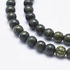 Natural Serpentine/Green Lace Stone Beads Strands G-P345-01-8mm-3