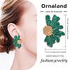 Vintage Flower Stud Earrings for Women JE1095B-2
